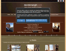 Tablet Screenshot of davidemanghi.com